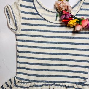 Tucker & Tate NWT Girls’ Striped Jersey Dress Sz L